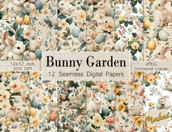 12 Seamless Easter Bunny Patterns: A Strategic Design Resource for Creative Professionals