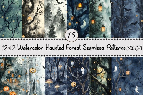 Haunted Forest Seamless Patterns: A Strategic Design Tool for Creative Professionals