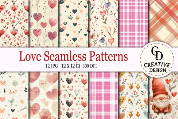 Love Seamless Patterns 2 – Perfect for Every Creative Need