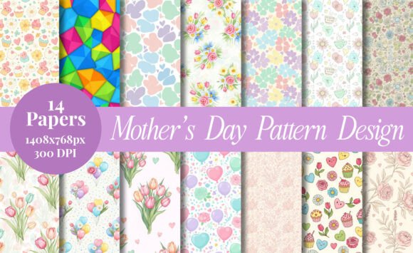 Playful Spring Floral Balloon Patterns