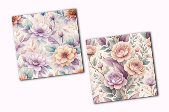 Soft Flowers Seamless Patterns: A Timeless Addition to Modern Design