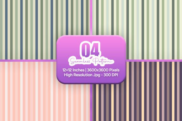 Soft Sage Stripe Seamless Patterns: A Refined Choice for Creative Projects