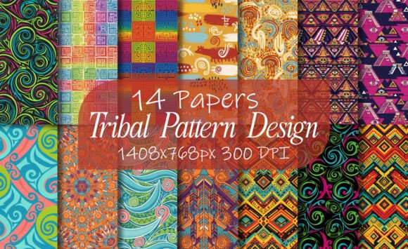 Tribal Patterns for Creative Backgrounds